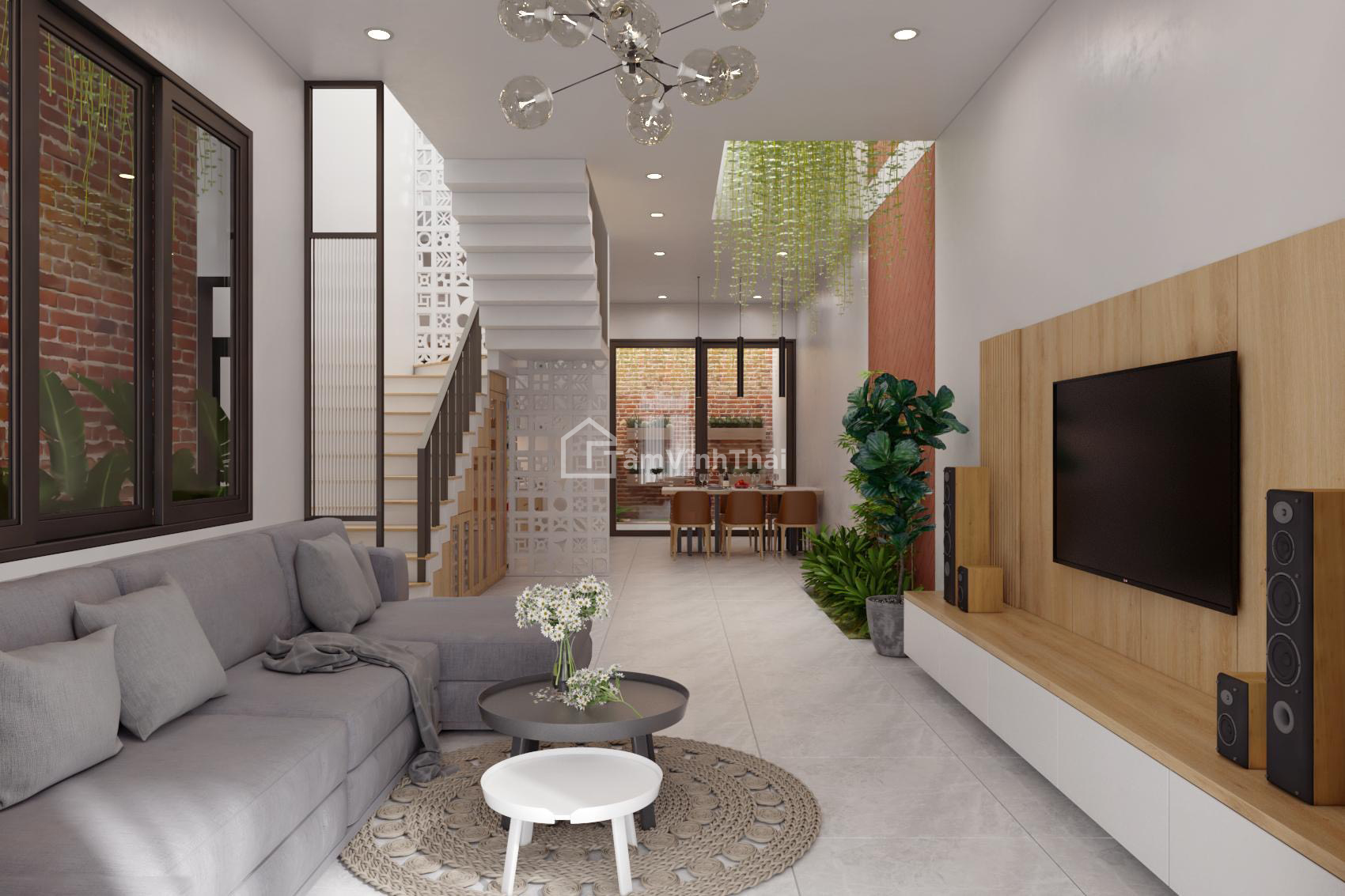 Thiết kế nội thất biệt thự, nhà phố chị Mai Thảo