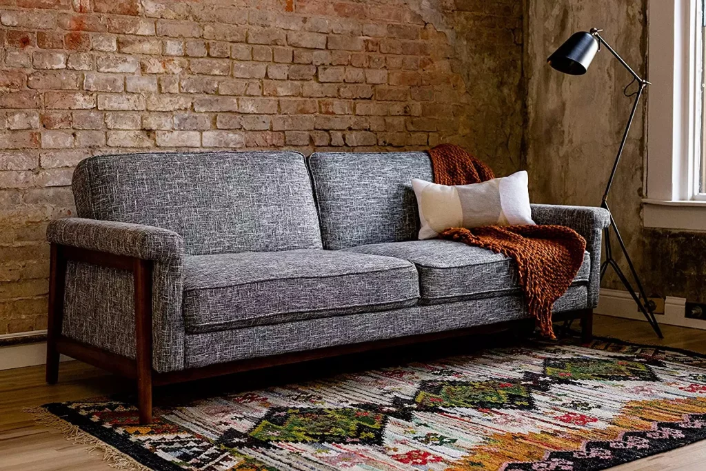 Ghế sofa đơn nằm theo phong cách Vintage cho phòng khách
